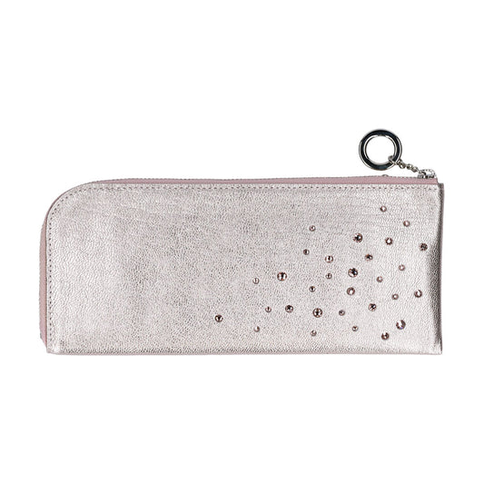 Attivo® (アッティーヴォ)×Bejoueld/ビージュエルド  スワロフスキー付本革長財布 日本製[全10色] [GS574]