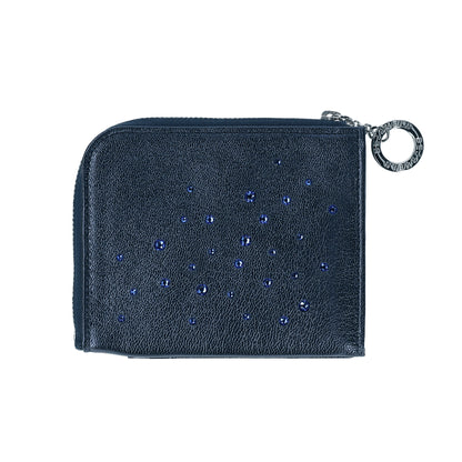 Attivo® (アッティーヴォ)×Bejoueld/ビージュエルド  スワロフスキー付 山羊革二つ折り財布 日本製[全4色] [GS585]