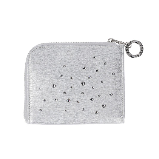 Attivo® (アッティーヴォ)×Bejoueld/ビージュエルド  スワロフスキー付 山羊革二つ折り財布 日本製[全4色] [GS585]