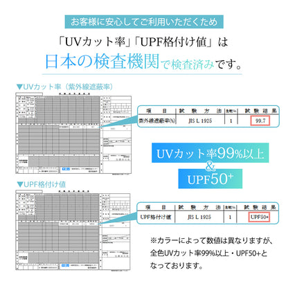 めちゃクール® ひえりん® UVカット率99%以上 UPF50＋ UV冷感フェイスカバー フード付き [全7色] [MCFC02]