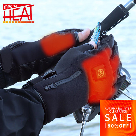 【FINALクリアランスSALE｜4720円】めちゃヒート® MHG08 電熱ヒーター フィッシンググローブ